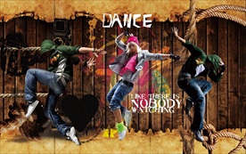 街舞潮流涂鸦装饰画