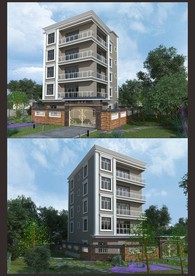 私人屋外墙效果