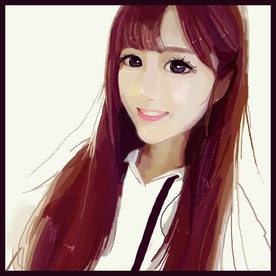手绘漂亮女孩