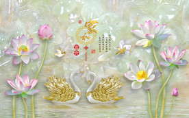 家和富贵玉雕背景墙