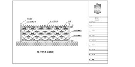 围栏栏杆示意图