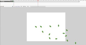 树叶飘落动画5秒Flash原价