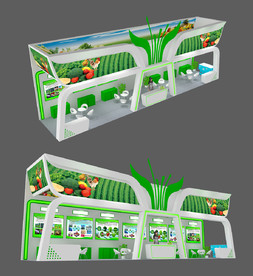 最新实用通用展览展台设计模型