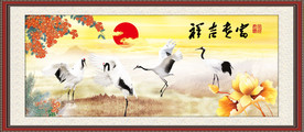 仙鹤图