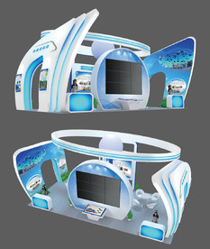 最新实用通用展览展台设计模型