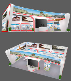 最新实用通用展览展台设计模型