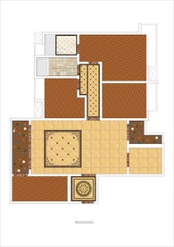 大户型地面铺贴图