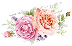 温馨玫瑰 图层分层