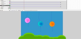 气球引导线往上飘5秒