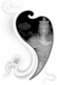 关公浮雕精雕灰度