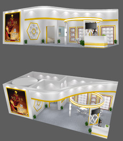 最新实用通用展览展台设计模型