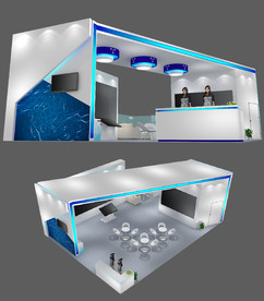 最新实用通用展览展台设计模型