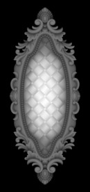 椭圆形欧式门上洋花精雕