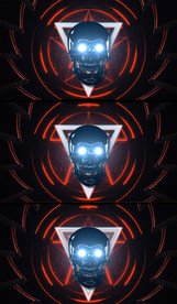 人头骨碌迪吧酒吧视频背景