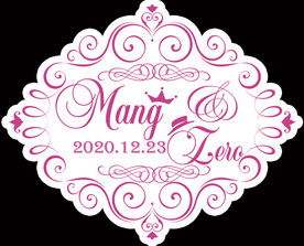 粉紫色婚礼logo挂牌ps矢量