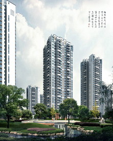 园林景观 住宅景观 园林效果图