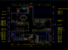 家装简欧施工图纸