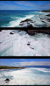 海岛海浪自然风光视频素材