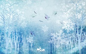 欧式简约电视背景墙