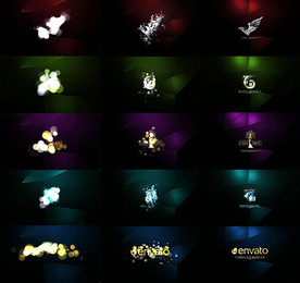 金属光泽的logo标志AE模板