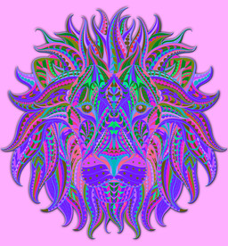 超巨大艺术风文艺范创意狮子头