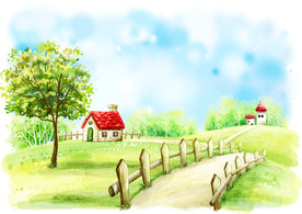 梦想生活卡通版构想图