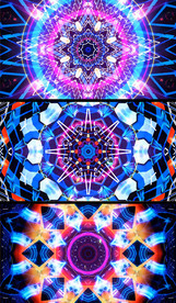 时尚花纹旋转特效背景视频