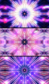 旋转的多边形光炫背景视频