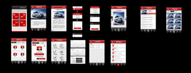 红色汽车4S店手机整体APP