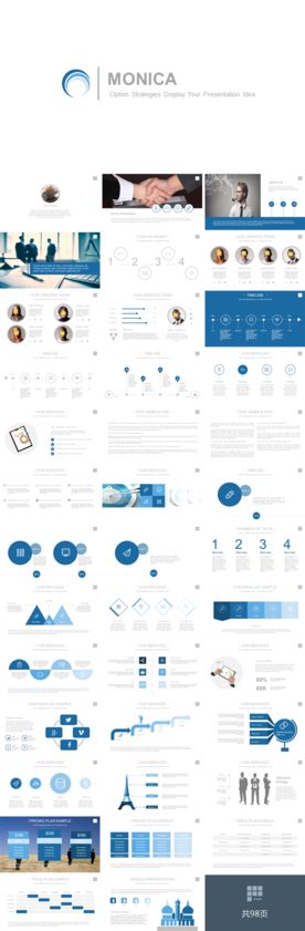 英伦风高档次企业分析报告PPT