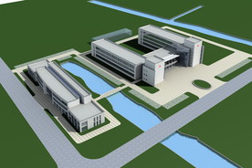 3D医院鸟瞰模型