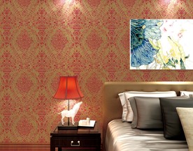 欧式家居 墙纸效果图片