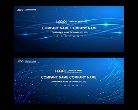 简洁大气会议板