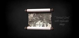 AE龙腾盛世龙纹魔法卷轴视频