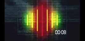 AE梦幻光斑暖色粒子灯柱