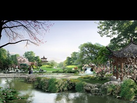 园林景观 住宅景观 园林效果图