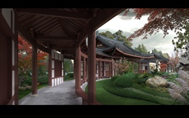 园林景观 住宅景观 园林效果图