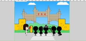 导游路线图介绍动画交互介绍