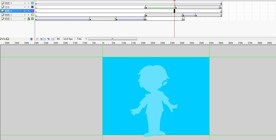 变形补间动画河水变人形10秒