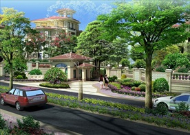 园林景观 住宅景观 园林效果图