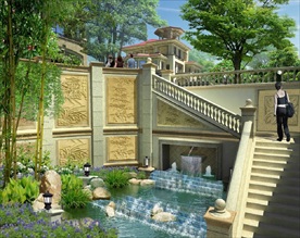 园林景观 住宅景观 园林效果图