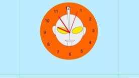 咸蛋超人时钟在动1分钟