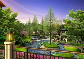 园林景观 住宅景观 园林效果图