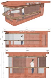 公园小卖部SU模型