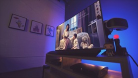 实用办公场景展板样机