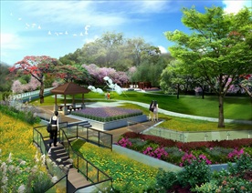 园林景观 住宅景观 园林效果图