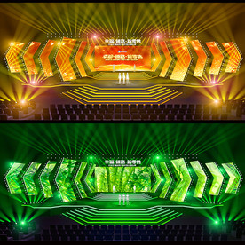 炎帝生物年会舞美