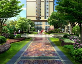 园林景观 住宅景观 园林效果图