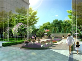 园林景观 住宅景观 园林效果图