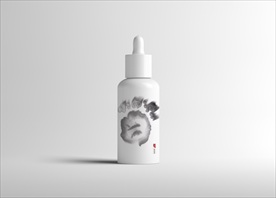 化妆品喷雾剂医疗药瓶样机图片